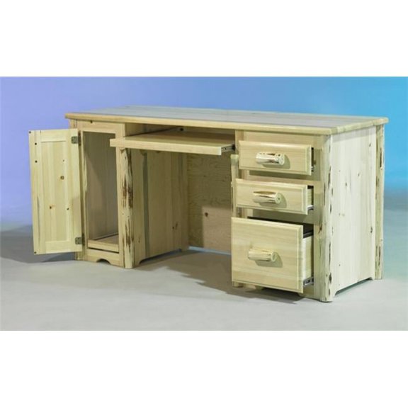 Computer Desk with 3 Drawers Tower Slideout - Ready To Finish