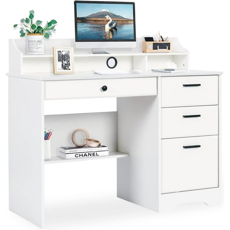 Small desk with drawers walmart deals