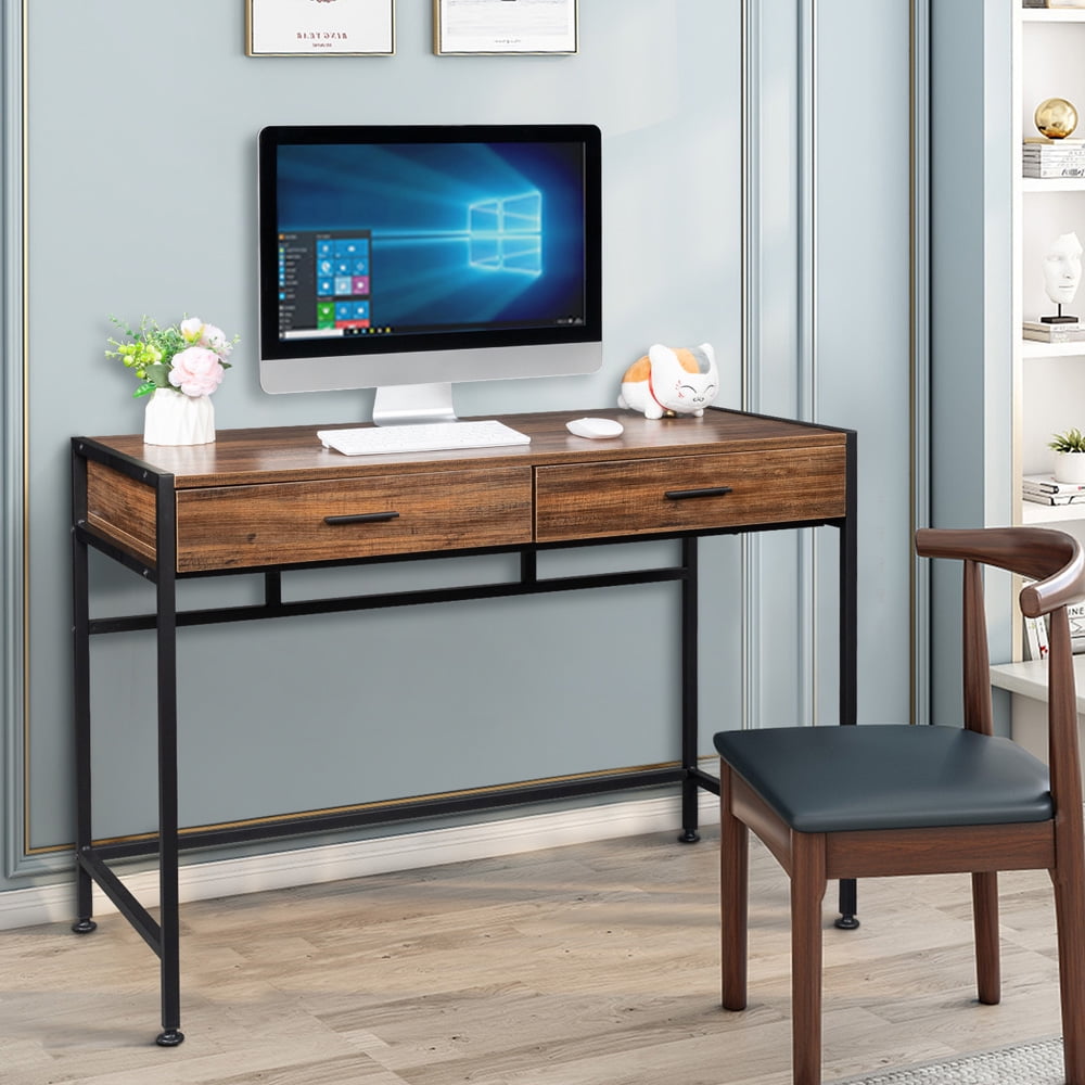 Sesslife Computer Desk for Home Office, Storage Office Desk Hutch