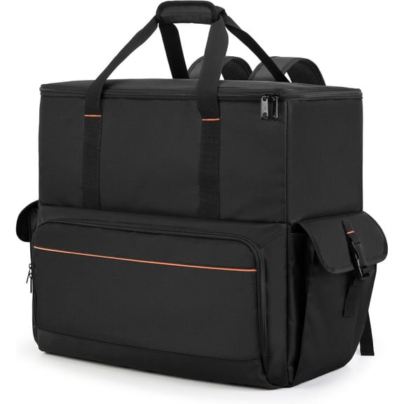Computer Desktop Tower Carrying Case Compatible with ATX/M-ATX mainframe chassis, PC Backpack for Computer Main Processor Case, Keyboard, Cable and Mouse, Earphone, Bag Only