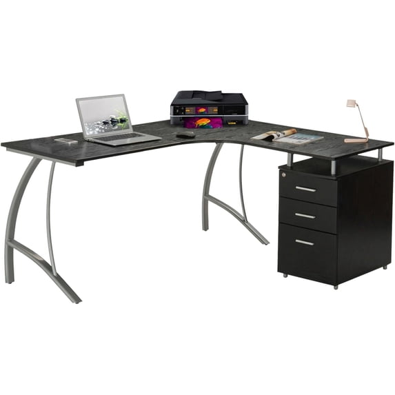 Computer File Cabinet, Corner Drawer Storage can be Configurable as ...