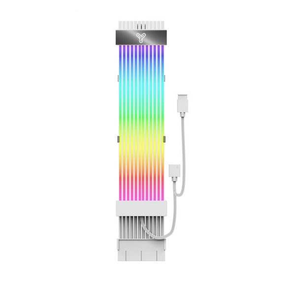 Computer Flexible ARGB Sync PSU Power Supply Extension Cable Kit ATX 24PIN VGA GPU PCI-E 8PIN 6Pin RGB PC Module Cables