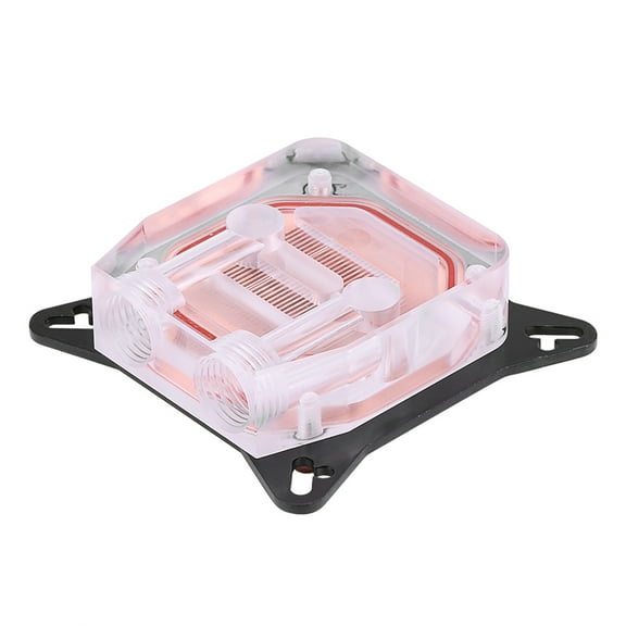 Computer GPU Water Cooler Cooling Block Copper Base POM Cover with Waterway