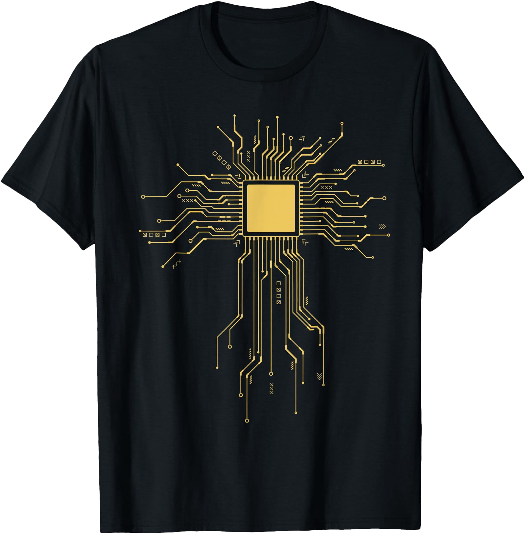 Computer Geek CPU Processor PCB Board Gamer Programmer T-Shirt ...