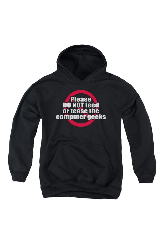 - Computer Geeks - Youth Hooded Sweatshirt - Large