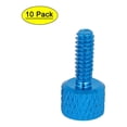 thumbnail image 1 of Computer Graphics Card Round Head Knurled Thumb Screws Sky Blue 6#-32 10pcs, 1 of 4