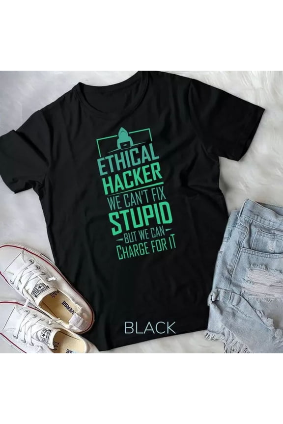 Computer Hacker Cybersecurity Ethical Hacker Code Gift Unisex T-Shirt