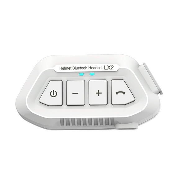 Computer Headset Bluetooth 5.0 Motorbike Helmet Bluetooth Headset Full Helmet Half Helmet Long Range Wireless Headset Gaming Headsets for Pc White