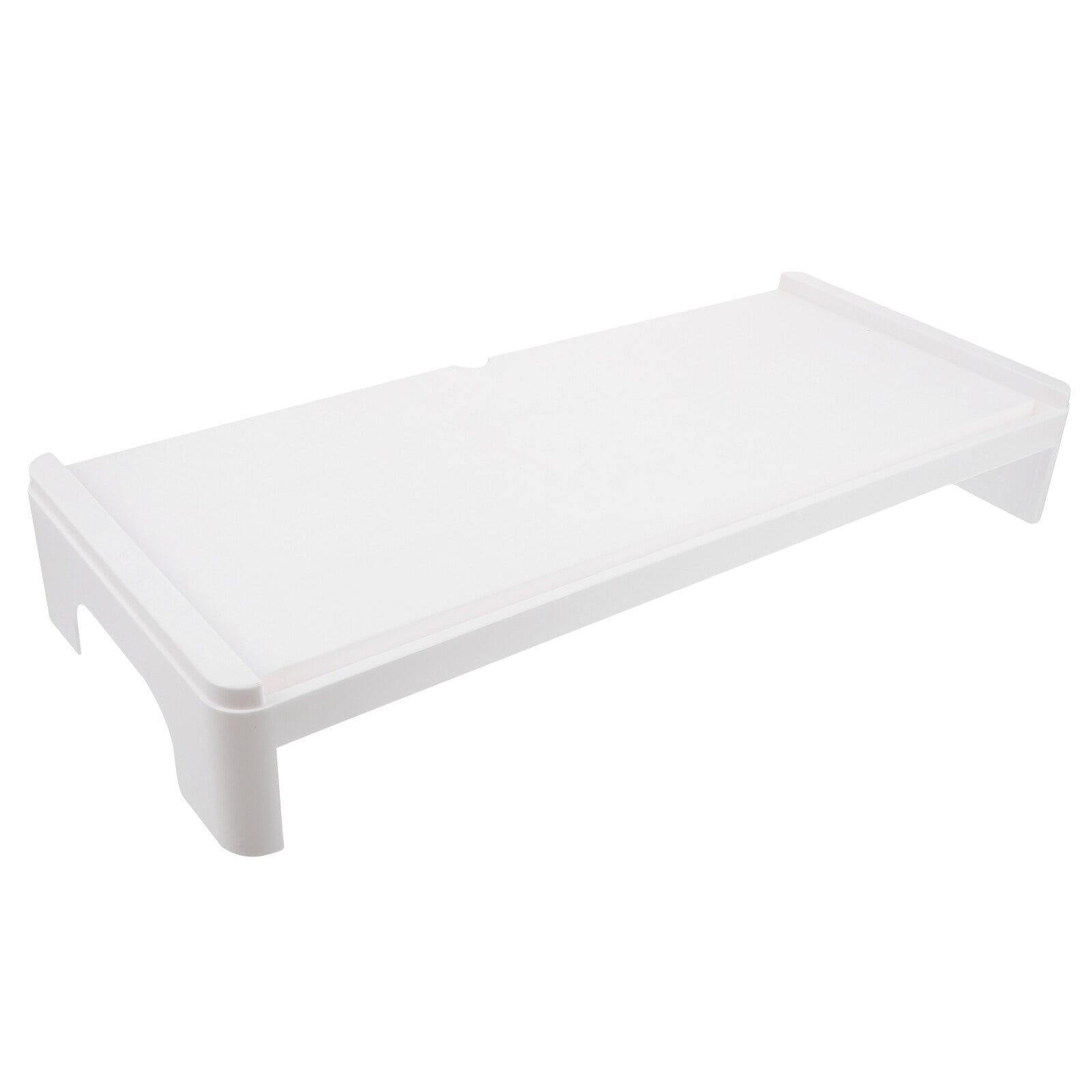 Computer Heightened Shelf Desk Storage Cases Monitors for Laptops Plastic Drawers Stand Office