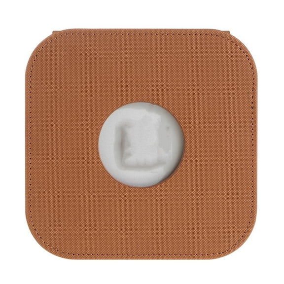 Computer Host Protective Case Leather Case Accessories for MacMini2024/M4-Brown