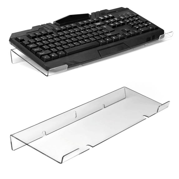 Keyboard Tray Riser Computer Keyboard Stand Clear Acrylic Keyboard Tray Keyboard Riser ...
