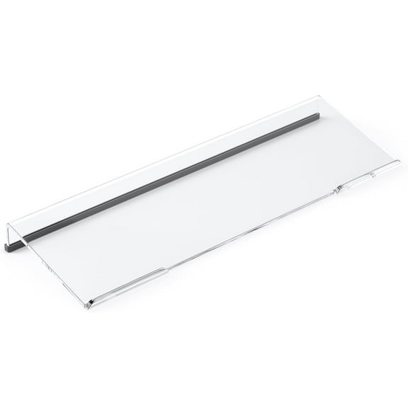 Computer Keyboard Stand Tilt PC Keyboard Stand Riser for Easy Ergonomic Typing, Acrylic Keyboard Tray Holder for Office Desk, Home, School, with Silicone Anti-Slip Case, Clear