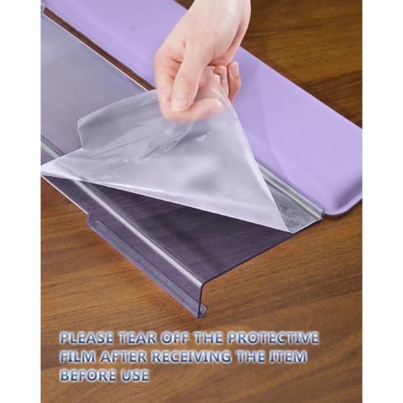 Computer Keyboard Stand for Desktop, Keyboard Wrist Rest Holder Stand for Easy Typing with Wrist Pad for Office Desk, Home, School(Purple)