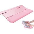 thumbnail image 1 of Computer Keyboard Wrist Rest Stand for Desktop, Keyboard Stand with Wrist Pad, Pink, 1 of 8