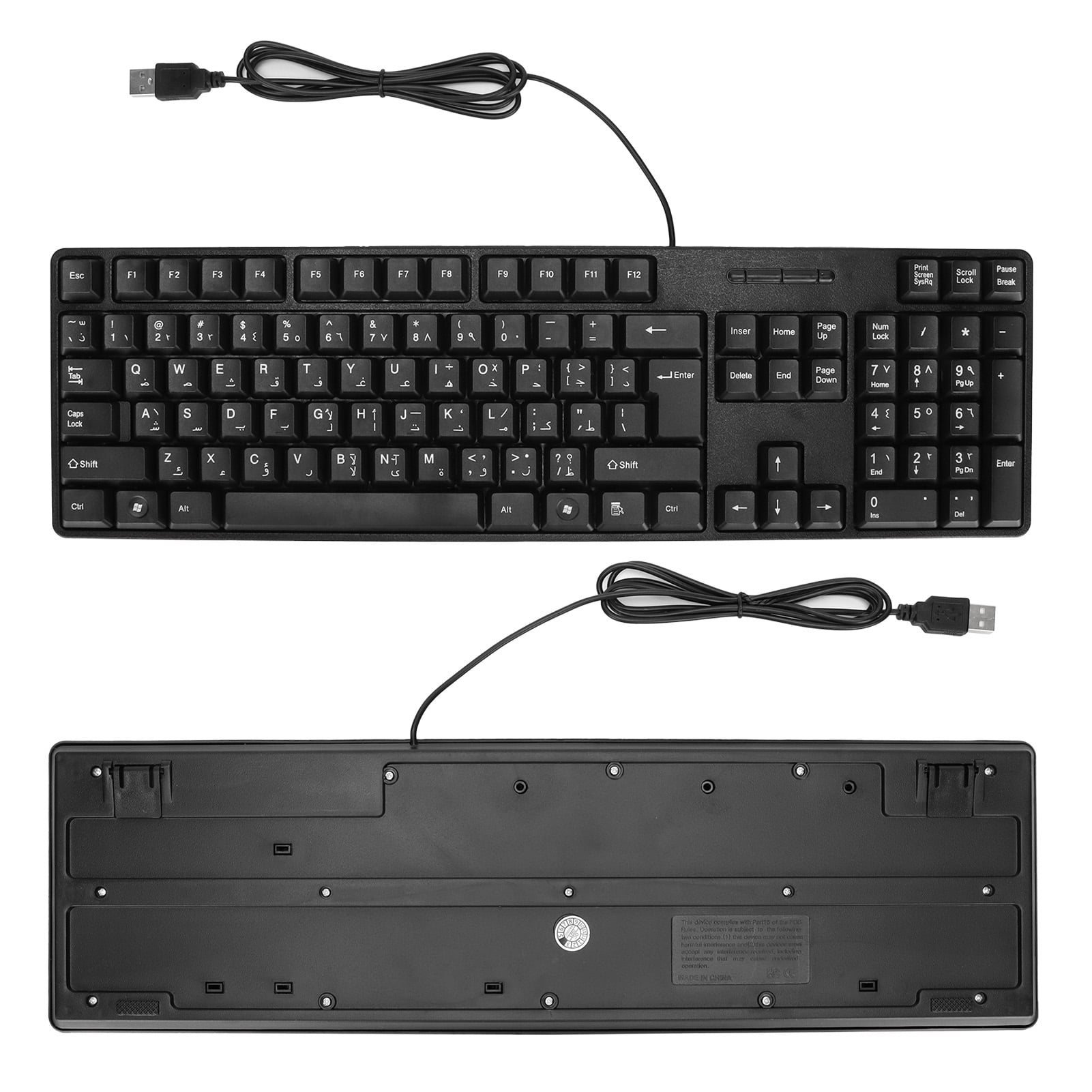 Computer Keyboards, Usb Keyboard Wear For Outgoing For Pc Notebook