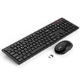 thumbnail image 1 of Wireless Keyboard and Mouse, Silent 2.4GHz Cordless Combo-Black-Wagpak, 1 of 10