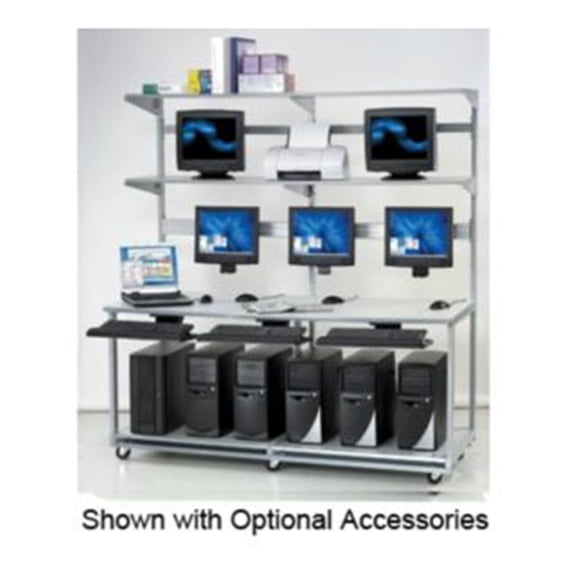 Computer Lan Work Station - 30 x 72 x 74 in.