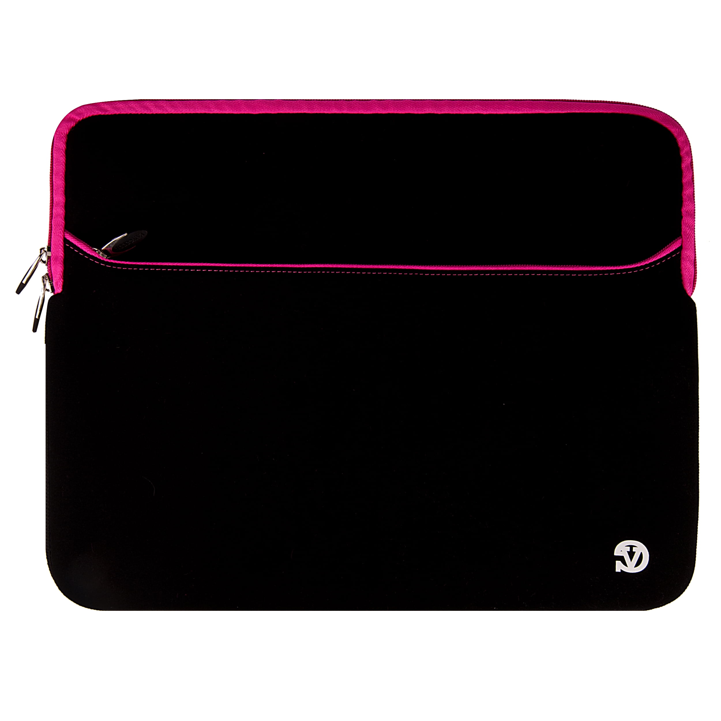 Vangoddy 15.6 Inch Laptop Sleeve Case, Water-Resistant Neoprene Notebook Bag with Zipper and Front Pocket, Fits 15.4-15.6 in Laptops