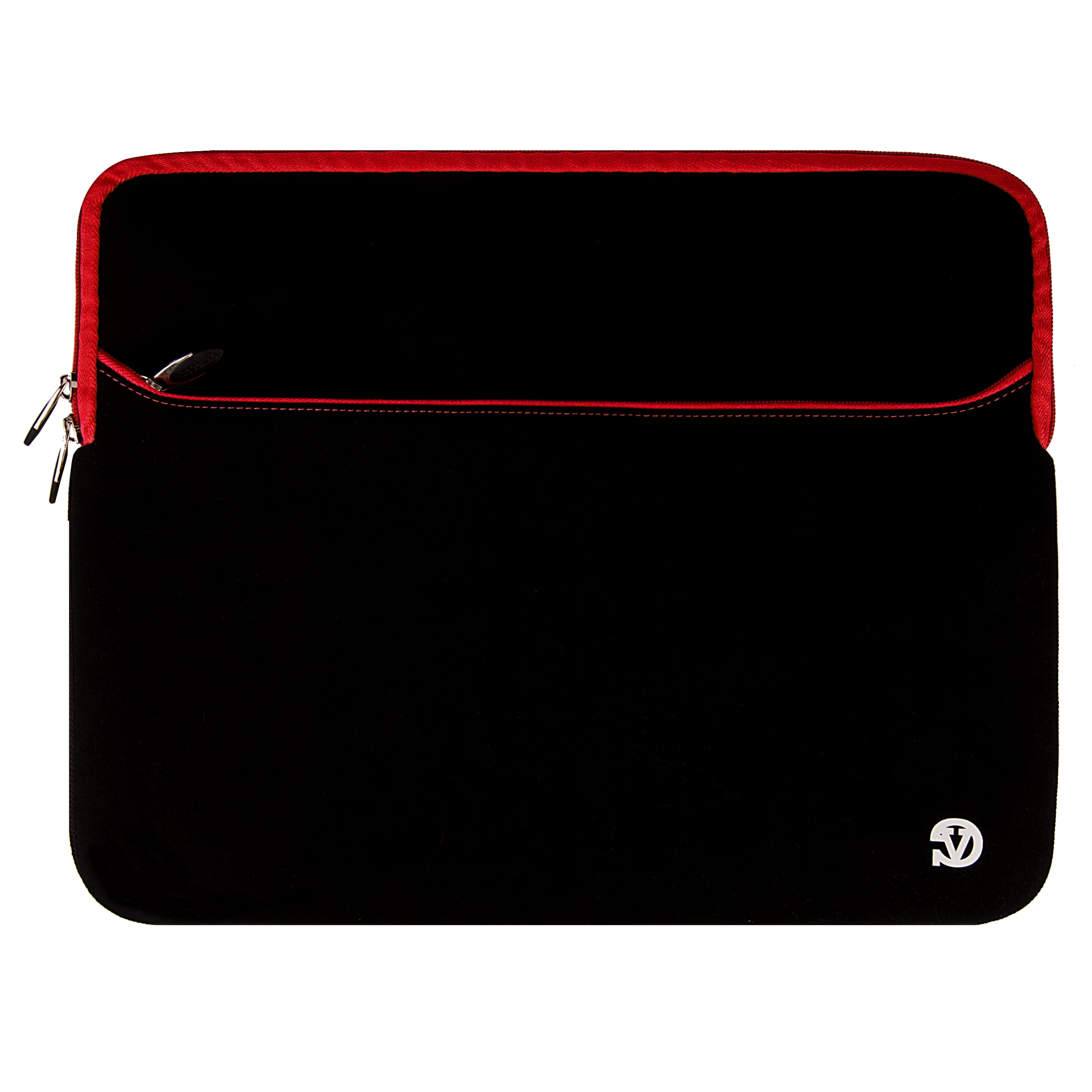 Vangoddy 15.6 Inch Laptop Sleeve Case, Water-Resistant Neoprene Notebook Bag with Zipper and Front Pocket, Fits 15.4-15.6 in Laptops