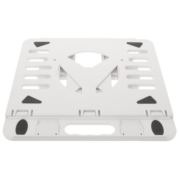 White Adjustable Computer Lifting Bracket Stand for Laptops, Tablets, and Computers Ergonomic Desk Accessory