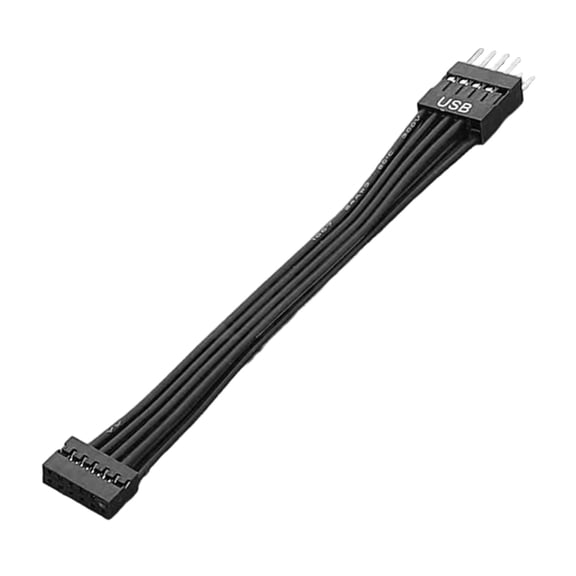 Computer Mainboard and Case Connection Cable USB Adapter Cable 9Pin Cord