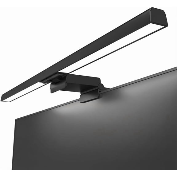 Computer Monitor Light Bar with 60M Auto-Off Timer, Stepless Dimming & 3 Color Modes, Eye-Caring Screen Bar with Asymmetric Optics, CRI>80 USB Powered LED Reading Lamp for Office/Home/Dorm