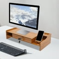 thumbnail image 1 of Computer Monitor Stand, Computer Rack with Lockable Drawer, Monitor Stand, 1 of 9