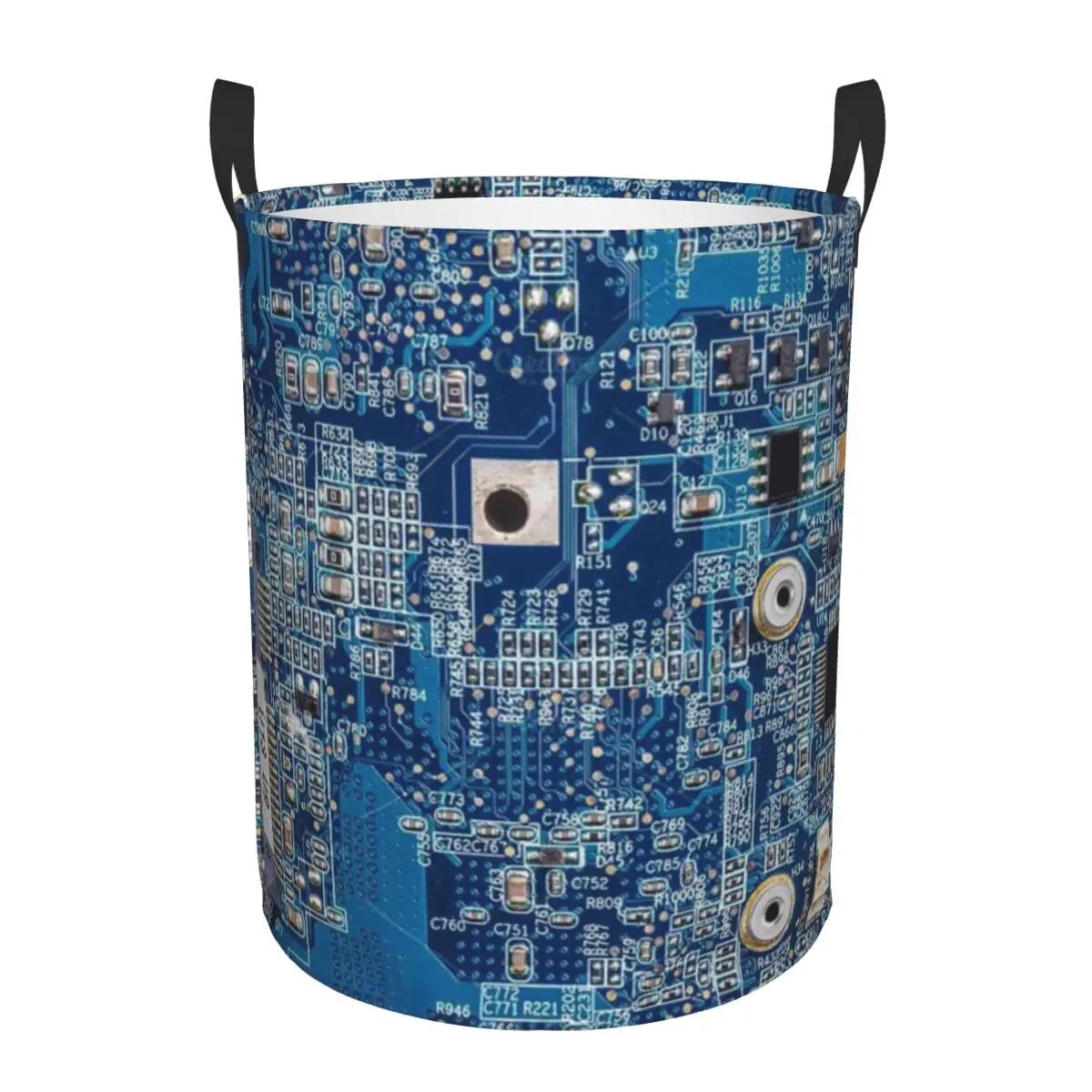 Computer Motherboard Circuit Board Laundry Basket Collapsible Geek ...