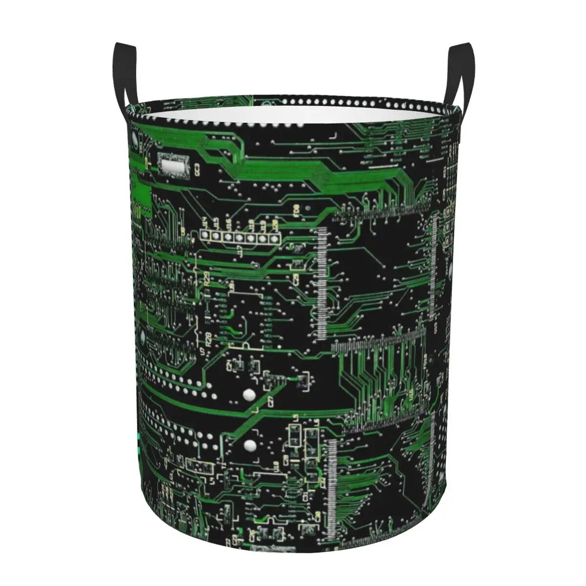 Computer Motherboard Circuit Board Laundry Basket Collapsible Geek ...