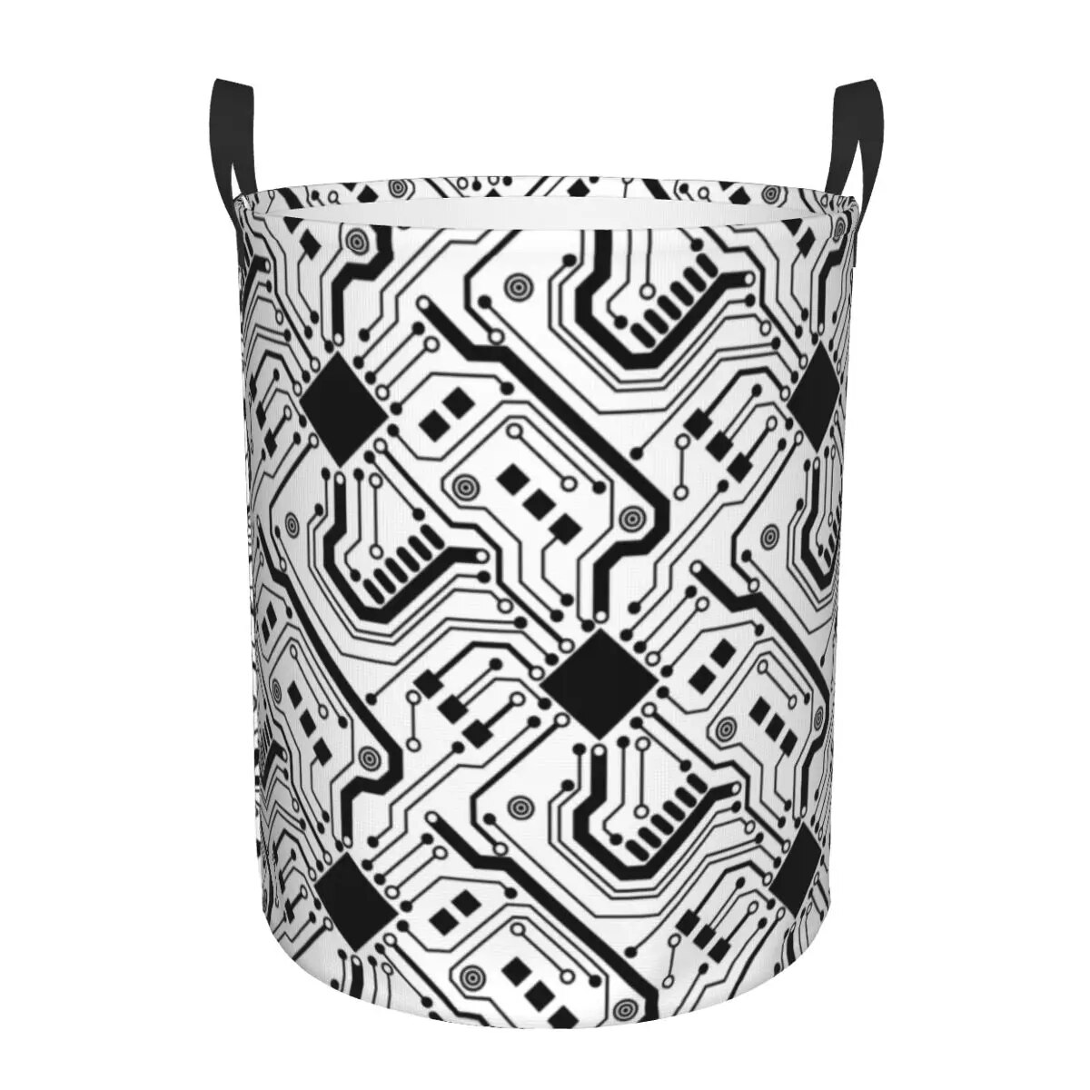 Computer Motherboard Circuit Board Laundry Basket Collapsible Geek ...