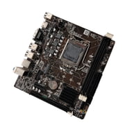 Computer Motherboard DDR3 1066/1333/1600 Memory Supported H61 Motherboard for 1155Series CPUs Processors PCIEx1 Slot