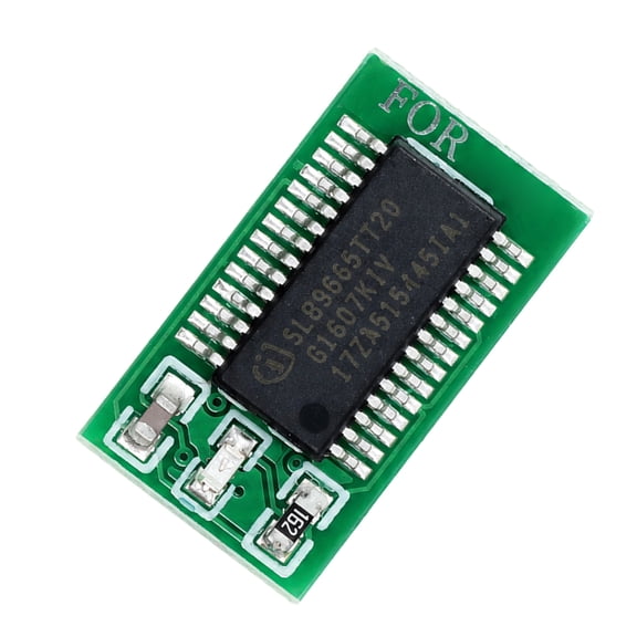 Computer Motherboard TPM 2.0 Module, Compact PCB Hardware with Integrated Circuit and Board Connector for Upgrade Planning