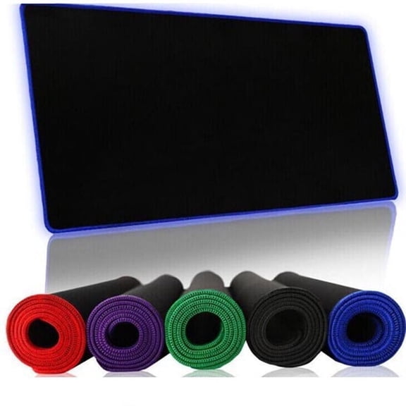 Computer Mouse Pad PC Laptop Computer Rubber Gaming Mouse Pad Mat Large Size 600*300*2mm Blue