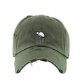 thumbnail image 1 of Computer Mouse Vintage Baseball Cap Embroidered Cotton Adjustable Distressed Dad Hat Olive, 1 of 1