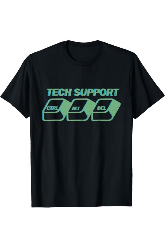 Computer Nerd Geek Techie - Helpdesk Hotline Tech Support T-Shirt