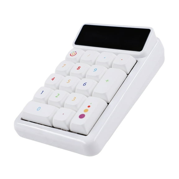 Computer Numpad Mechanical Numeric Keyboard with Calculator Function 17Keys and Energy Saving Feature Number Pad