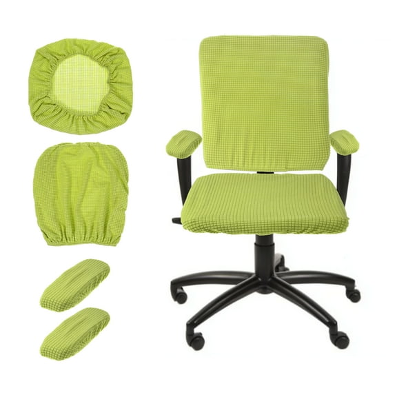 Computer Office Chair Cover with Armrest Cover for Computer Chair, Desk Chairs Fruit Green