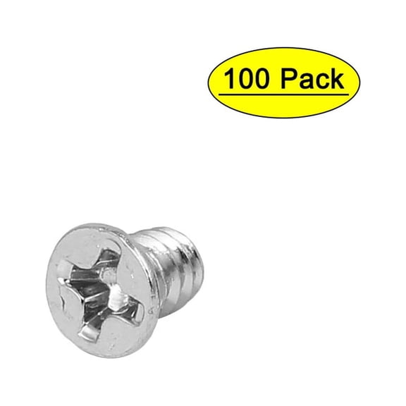 Computer PC Case 3.5-inch HDD Flat  Head Hard Drive Metal Screw 6#-32 100pcs