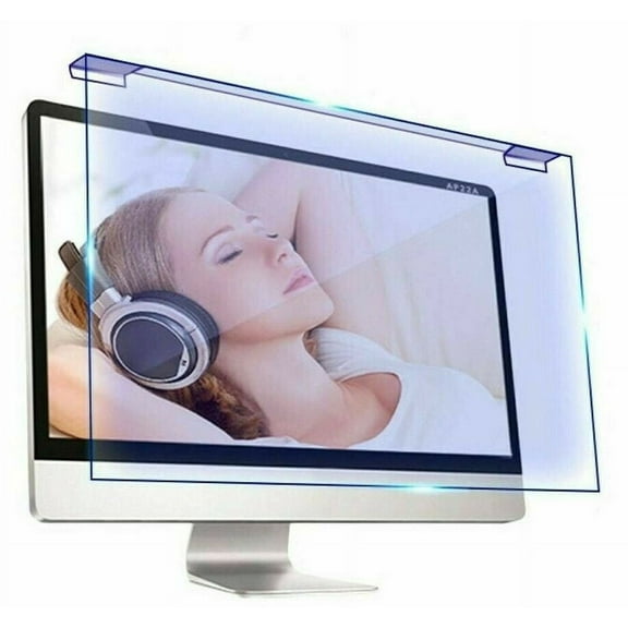 For Computer PC Desktop Monitor 27 inch (16:9 Ratio) [BISENTEK] Anti Blue Light Screen Protector Cover Guard, Eye Protection, Reduce fatigue / headache, Anti-Scratch, Anti-Shock, UV Blocking
