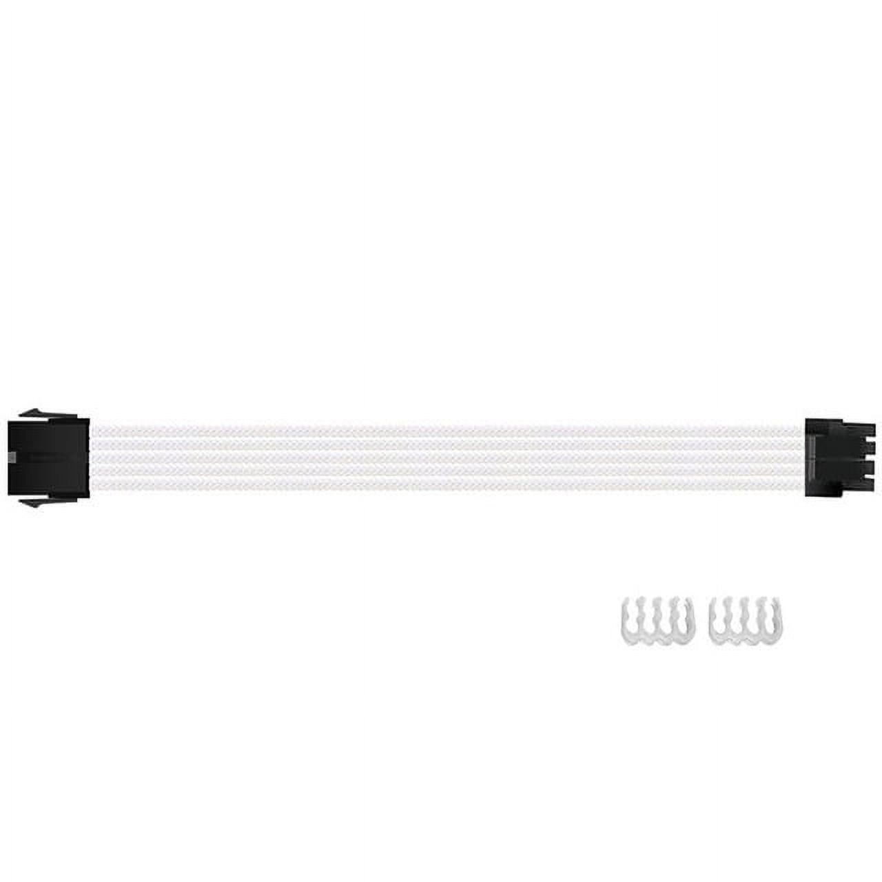 Computer PC Flexible 18AWG Power Supply PSU Sleeved Extension Cable ...