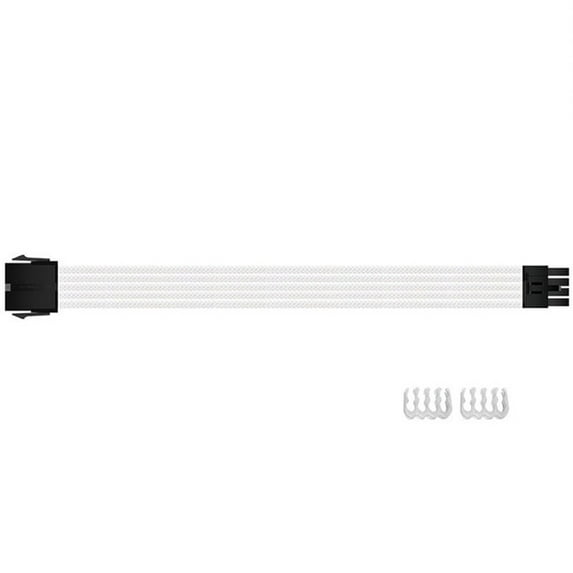 Computer PC Flexible 18AWG Power Supply PSU Sleeved Extension Cable ...