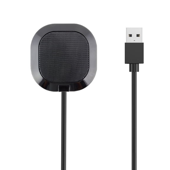 Computer PC Mic Desktop Microphone 360 Degree Omnidirectional Pickup Condenser for Video Conference Gaming Chatting