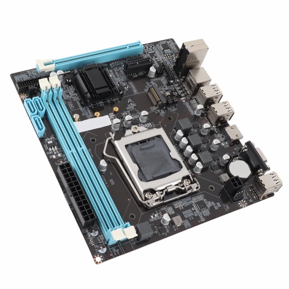 Computer Parts Computer Parts Computer Motherboard, Desktop Motherboard 6 USB2.0 H61 for Gaming