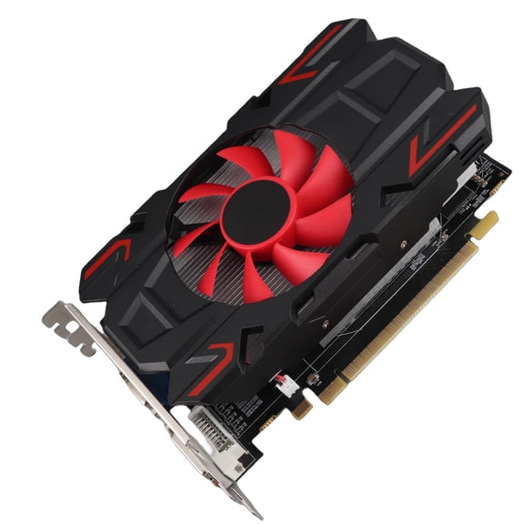 Computer Parts Computer Parts Gaming Graphics Card, Low Noise Graphics Card Quiet Working Support 2560x1600 HD7670 4GB DDR5 128bit for Multimedia HD7670 4GB DDR5