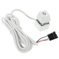 Computer Power Button Supply Host External Switch Extension Cord Easy