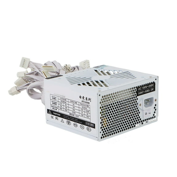 Computer Power Supply 650W 180-240V Supply Power PC 120mm Cooling Fan Supply Chassis Power Computer for PC