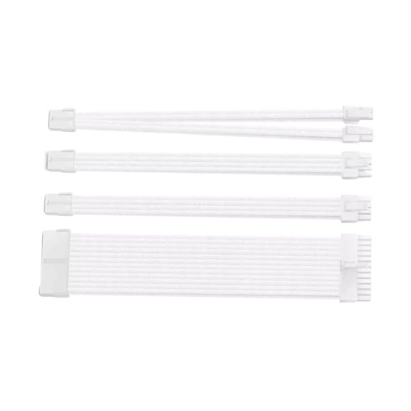 24PIN Mainboard and GPU PCIE CPU 8PIN Colorful Module Cable Computer 18AWG Power Supply Extension Cable Set