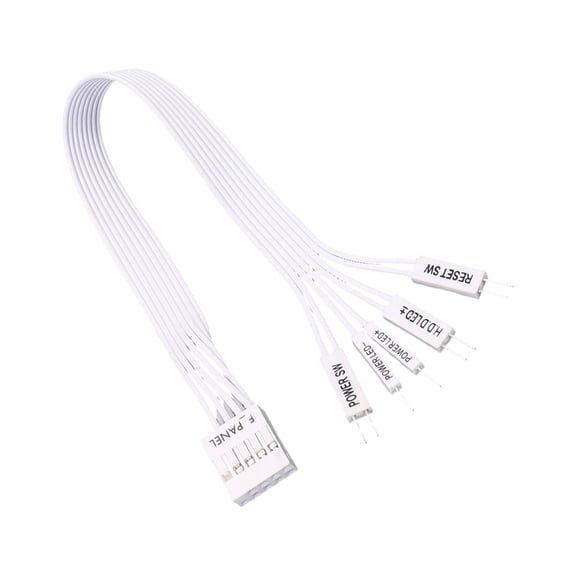 Computer Power Switching F Panel to 2PIN Power Reset Extension Cord Replacement