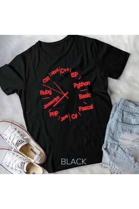 Computer Programmer Clock - Programming & Coding No Sleep Unisex T-shirt