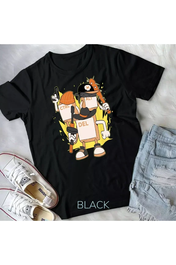 Computer Programmer Control Alt Delete Pc Cpu Program Unisex T-Shirt
